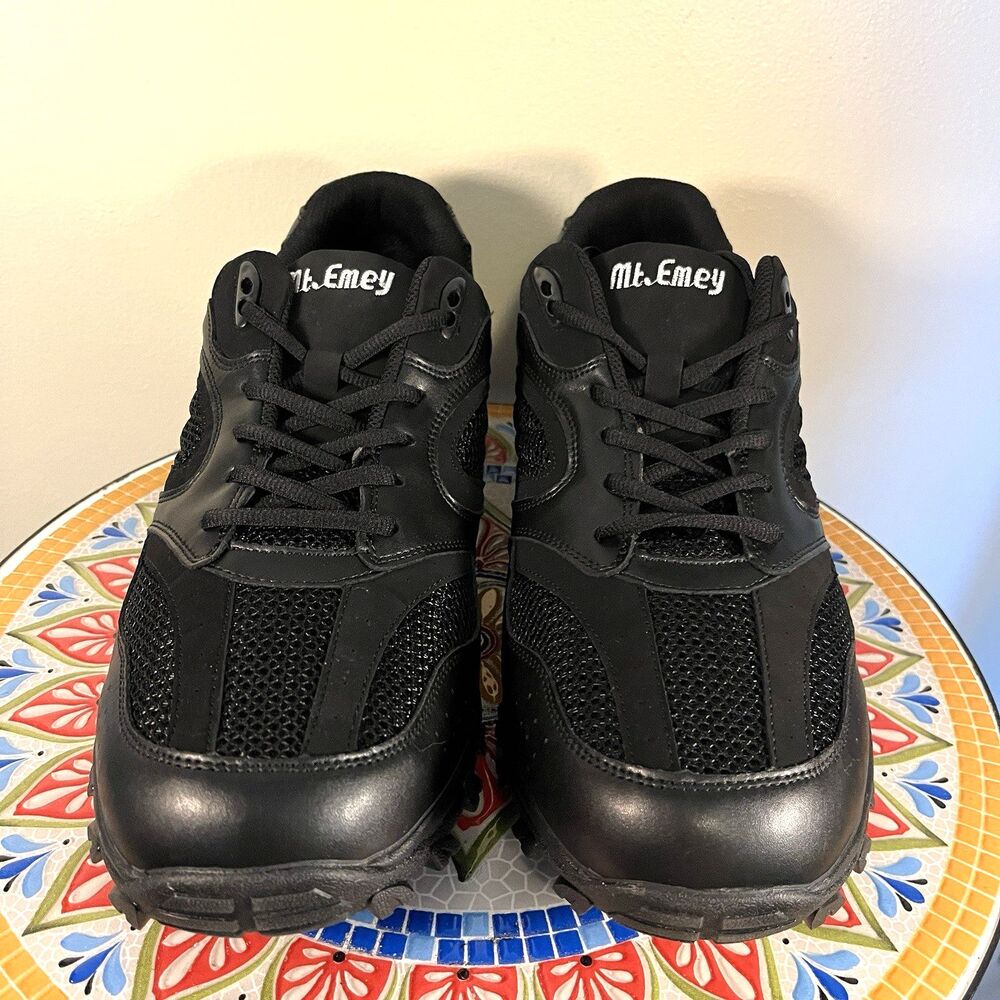 Mt. Emey Explorer I Men’s Size 16 D Black Leather Walking Sneaker Shoe 9702-1L